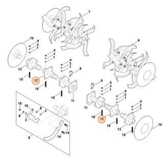 Oś, Stihl 62517407402