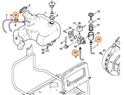 Złącze śrubowe, Stihl 47245200705