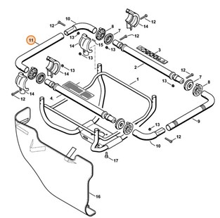 Uchwyt rurowy, Stihl 43137911702