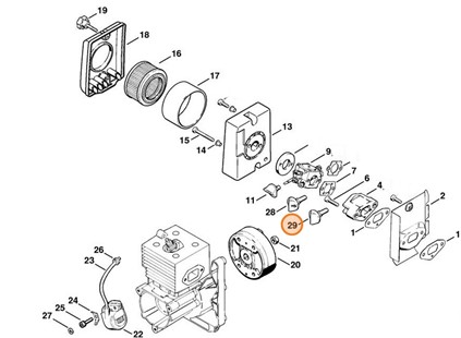 Pokrętło, Stihl 42031829505