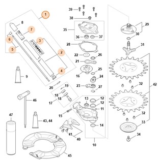 Wysięgnik, Stihl 41807107150