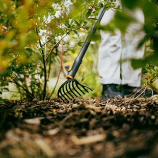 Głowica grabie do róż ogrodowe z metalu OneClick, Fiskars 1080676