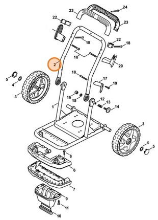 Uchwyt rurowy, Stihl 47807911700