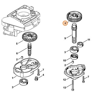 Koło zębate, Stihl 43136420102