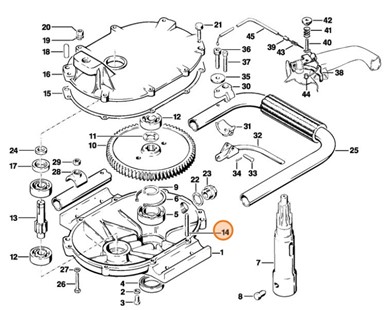 Śruba z gwintem dwustronnym, Stihl 00009531012