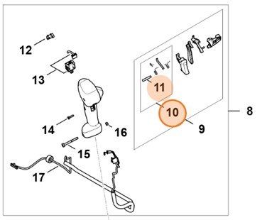 Zestaw elementów mocujących, Stihl FA080071310