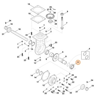 Łożysko igiełkowe, Stihl 62516431102