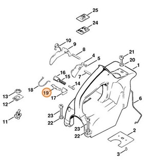 Sprężyna suwakowa, Stihl 11080844200
