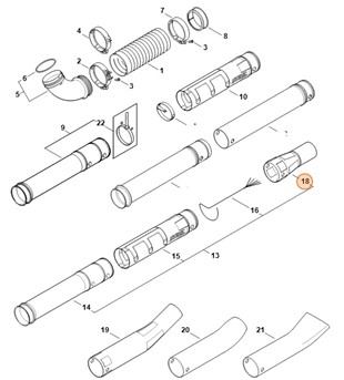 Dysza okrągła prosta, Stihl 42827086350