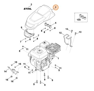 Pokrywa, Stihl 62500820405