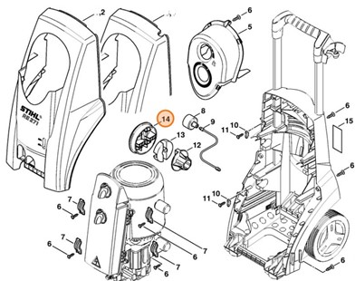 Pokrętło, Stihl 47575120400