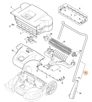 Uchwyt rurowy, Stihl 48607901700