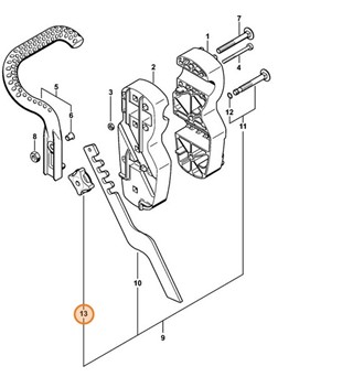 Pokrętło, Stihl 00007601800