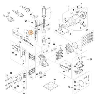 Wtryskiwacz z zaworem zwrotnym, Stihl RE017701000