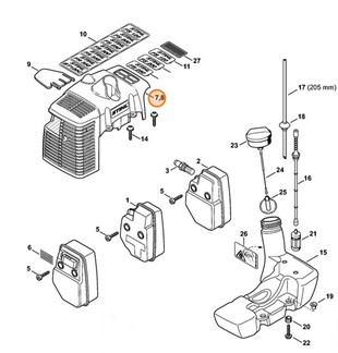 Pokrywa, Stihl 41340840911