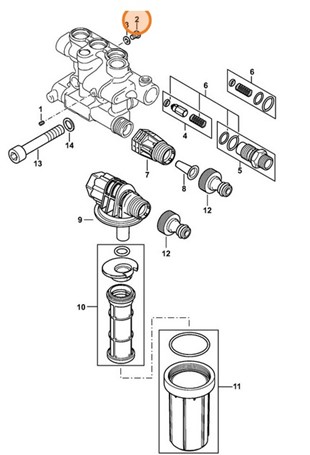 Śruba zamykająca, Stihl 47577085802