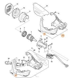 Obudowa silnika, Stihl 48676000801