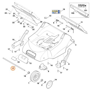 Oś, Stihl 62907030900