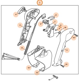 Rękojeść manipulacyjna, Stihl 42447901306