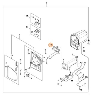Mocowanie, Stihl 48544306800