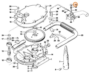 Nakrętka radełkowa, Stihl 92272160600