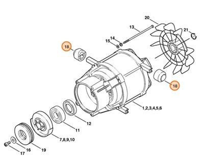 Amortyzator, Stihl 47386024300