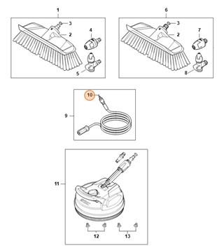 Okrągły pierścień uszczelniający 5,1x1,6, Stihl 96459513076