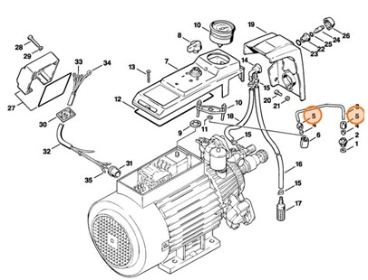 Nakrętka kołpakowa, Stihl 07611120116