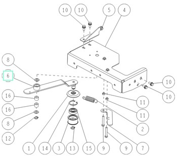 Ramię napinacza, Orec 0360-4010H 