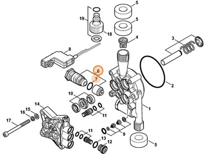 Tłok sterujący, Stihl 47755100300