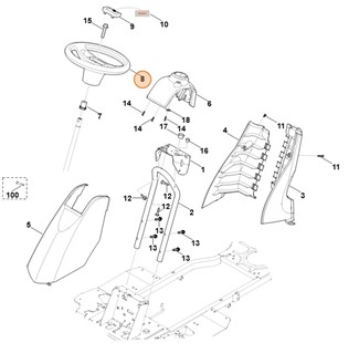 Koło kierownicy, Stihl 61707600200
