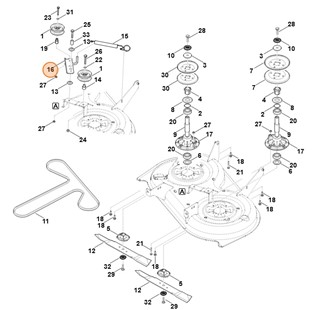 Ramię naprężające, Stihl 61657600800