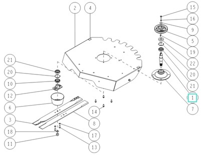 Wał ostrza, Orec 0231-64100