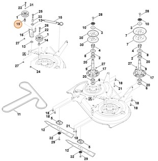 Tulejka odległościowa, Stihl 61657642830