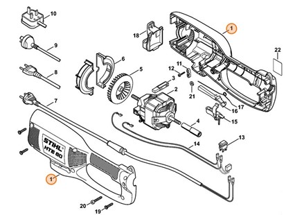 Obudowa, Stihl 48107901400