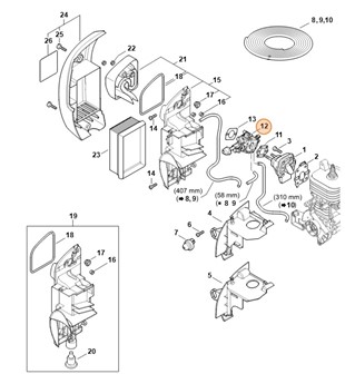 Gaźnik 4244/10, Stihl 42441200610