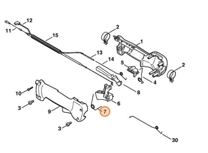 Sprężyna ramieniowa, Stihl 41371824500