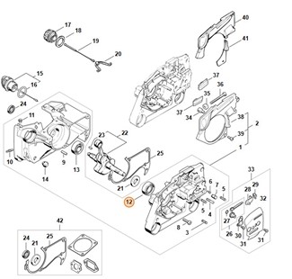 Łożysko toczne 15x35x13, STIHL 95230034265