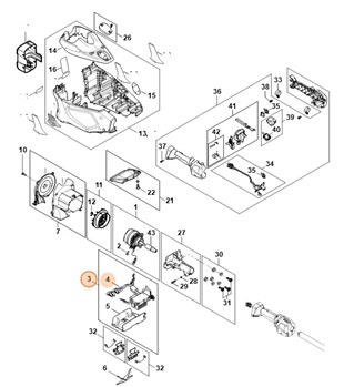 Moduł elektroniczny, Stihl FA024301402