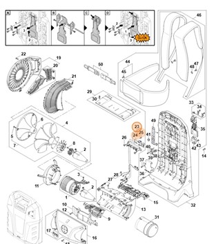 Płytka zestykowa, Stihl BA034000600