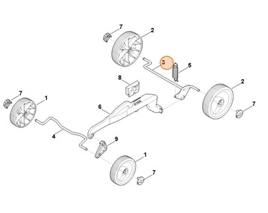 Oś, Stihl 63207002400