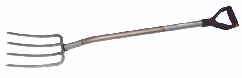 Ergonomic Widły do kopania szare, Fiskars 1070712