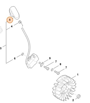 Wtyczka przewodu zapłonowego, Stihl 41804051000