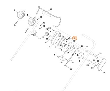 Sprężyna kątowa, Stihl 62907034900