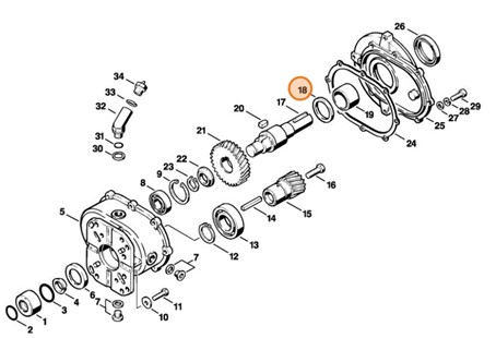 Pierścień, Stihl 47107047620