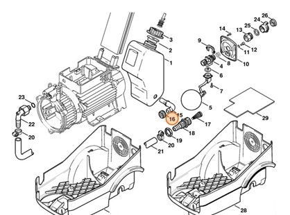 Nakrętka kołpakowa, Stihl 47126778300