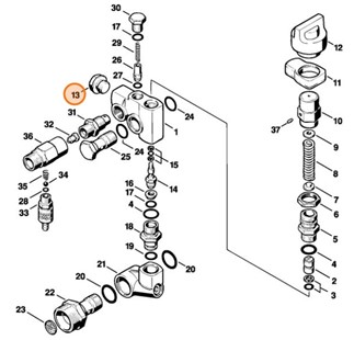 Śruba zamykająca, Stihl 47165180100