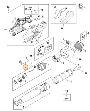 Przełącznik, Stihl BA044300500