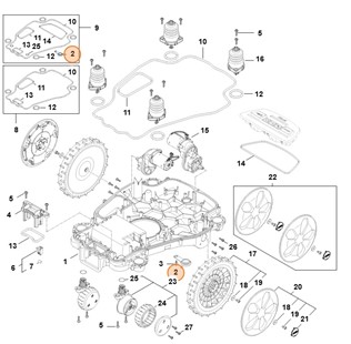 Zatyczka zamykająca, Stihl IA017085900