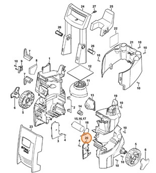Osłona lewa, Stihl 47757917500